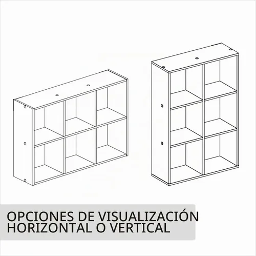 Vista 12 de ClosetMaid 5430 Mini organizador de escritorio o montaje en pared de 6 cubos, nogal blanqueado Nuez blanqueada