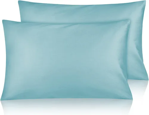 Vista 10 de Funda de almohada de algodón para niños pequeños de 14 x 20 pulgadas, sobre de algodón de fibra larga, ultra suave, transpirable, duradero, funda