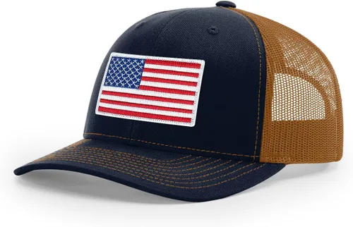 Vista 183 de Joe's USA Richardson 112 - Gorras de camionero con parche gráfico personalizado - Gorras estructuradas de cinco y seis paneles Richardson Premium