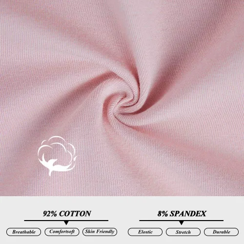 Vista 5 de INNERSY Bragas de maternidad de algodón para mujer, talla grande, ropa interior de embarazo multipack