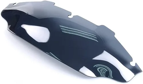Vista 9 de Smoke 6" Wave Windshield Windscreen Fit For 1996-2013 Harley Davidson Touring Street Glide/Electra Glide/Ultra Limited/Tri Glide FLHT FLHX FLHXS