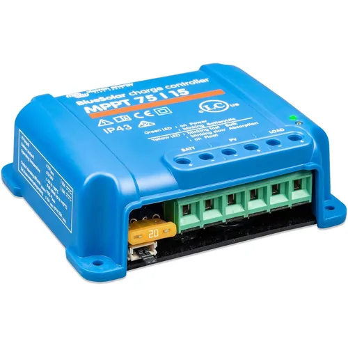 Vista 4 de Victron Energy BlueSolar MPPT Controlador de carga solar - Controladores de carga para paneles solares - 75V, 15 amperios, 12/24 voltios