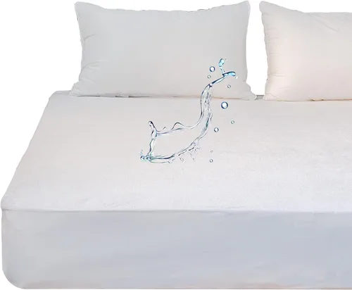 Vista 8 de Protector de colchón impermeable para litera de RV de 30 x 75 pulgadas para cama individual estrecha o colchón de caravana, suave y silencioso