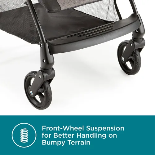 Vista 9 de Contours Quick Elite - Cochecito de bebé, cochecito de viaje ligero y compacto, compatible con asiento de automóvil infantil, asiento reclinable
