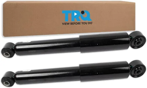 Vista 319 de TRQ Juego de amortiguadores traseros compatible con Chevrolet Express 1500 2003-2014, Express 3500 2006-2022, GMC Savana 1500, Savana 3500