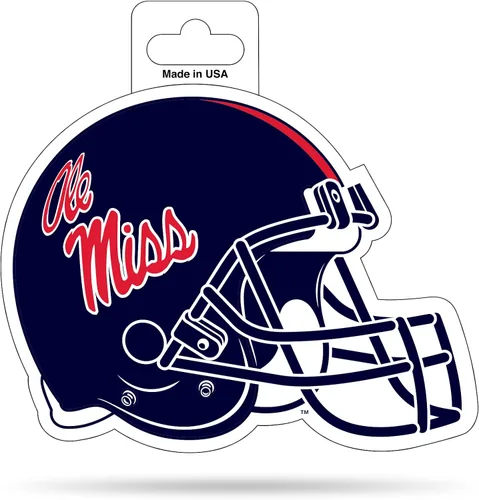 Vista 22 de Rico Industries NCAA - Calcomanía para casco de corte en forma de 4.75 x 5 pulgadas