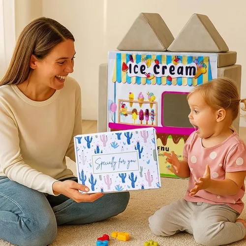 Vista 2 de Panel de Juego para Niños Sofá de Juego Panel de Juego para Niños para Sofá de Espuma para Niños Pequeños (Sofá de Juego No Incluido)