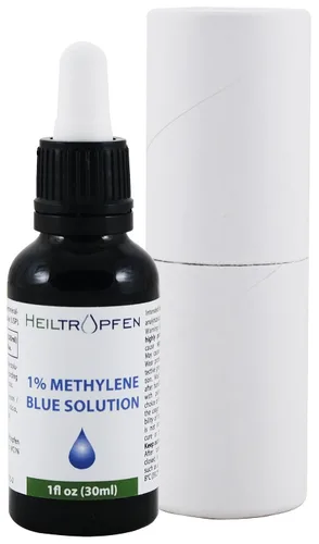 Vista 5 de Solución azul de metileno al 1% de 1 onza líquida - 1.0 fl oz Pureza ultra alta Ingredientes de grado farmacéutico USP - Probado por terceros