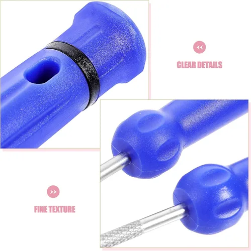 Vista 9 de 47pcs Tire Valve Stem Installer Valve Core Remover Tool Set for Car Motorcycle and Bicycle Tire Repair Maintenance