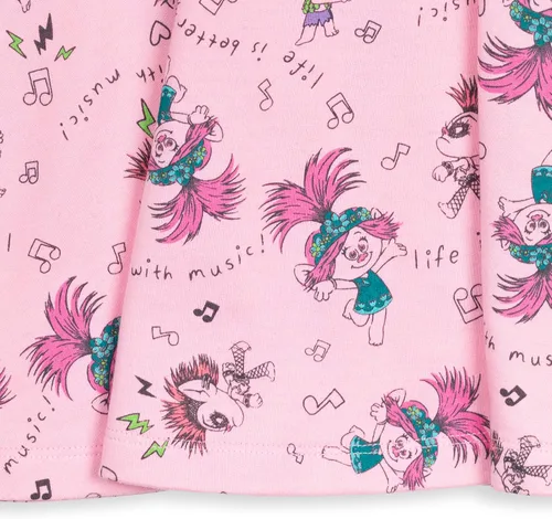 Vista 6 de DreamWorks Trolls Poppy - Vestido de rizo francés para niñas pequeñas a niños pequeños