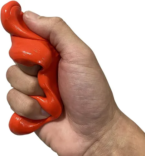 Vista 9 de Just Sh*t in a Public Restroom Stress Putty – Divertida broma de baño – Masilla de terapia novedosa para los amantes de los viajes – Rojo, juguete
