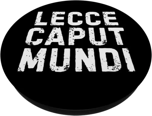 Vista 2 de Lecce Caput Mundi Città Simpatica Uomo Donna Bambino PopSockets Adhesive PopGrip