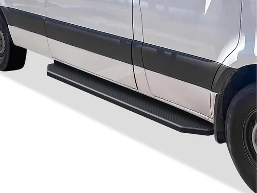 Vista 10 de APS Estribos de 6 pulgadas negro mate compatibles con Mercedes-Benz Metris 2016-2023 Cargo Van de 3 puertas