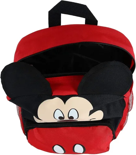 Vista 4 de Mini mochila Disney para niña de Minnie Mouse S Negro rojo