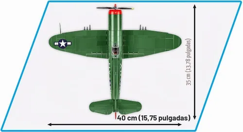 Vista 5 de COBI Colección Histórica Segunda Guerra Mundial P-47 Thunderbolt™ Plane