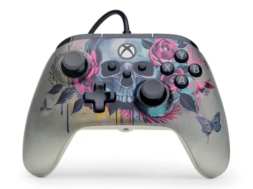 Vista 10 de PowerA Advantage Wired Controller for Xbox Series X S - Arctic Ice, gamepad, hall effect thumbsticks, gaming controller, USB-C, Works with Xbox One