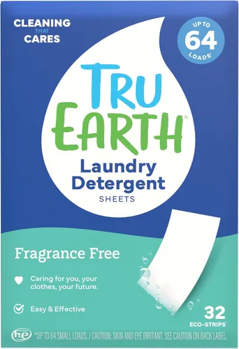 Vista 17 de Tru Earth Hojas compactas de detergente seco para ropa – hasta 768 cargas (384 unidades) – Sin parabenos – Detergente sin líquido original