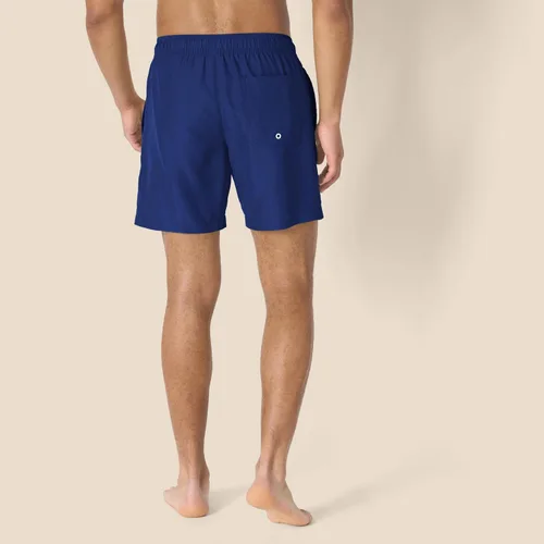 Vista 6 de Tienda Essentials Traje de baño para hombre con forro de malla, bolsillos, cierre de cordón