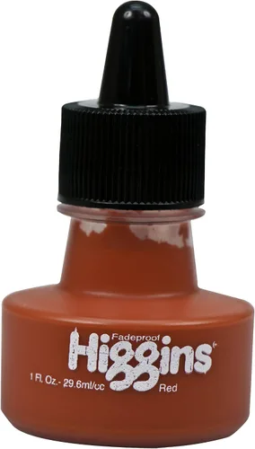 Vista 10 de Higgins Tinta de dibujo pigmentada, negra, botella de 1 onza (44021)