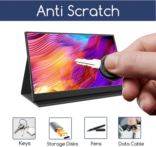 Vista 4 de Paquete de 2 protectores de pantalla de 15.6 pulgadas compatibles con ASUS ZenScreen/MNN/KYY/ARZOPA/ForHelp/InnoView/Lepow/Newsoul/QQH, etc. Otros