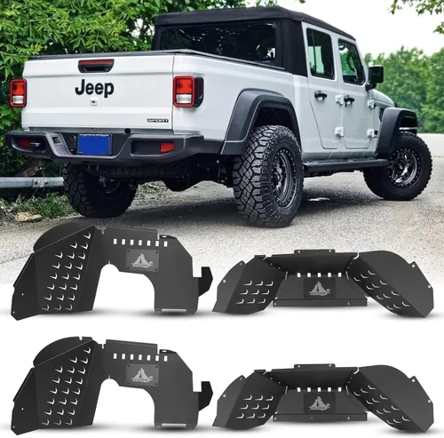 Vista 14 de Guardabarros para Jeep Wrangler JL Unlimited 4WD 2WD 2018-2026