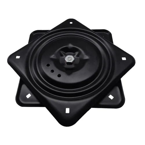 Vista 4 de Frassie Reemplazo de placa giratoria cuadrada de 10.2 pulgadas, rodamiento de bolas giratorio cuadrado giratorio para silla reclinable o muebles