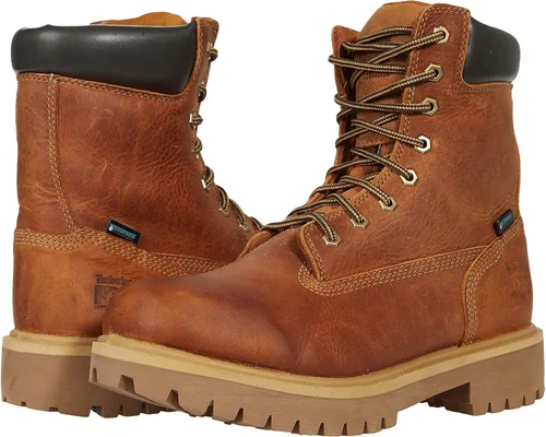 Vista 9 de Botas para hombre Timberland PRO 26011, ajuste directo, caña de 8 pulgadas, punta blanda Trigo-2024 Nuevo