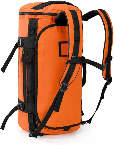 Vista 11 de MIER Mochila grande tipo duffel para deporte y gimnasio con compartimento para zapatos, resistente y resistente al agua, Gris, 90 l, Classic