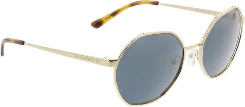 Vista 3 de Michael Kors Gafas de sol Mujer Montura Oro Claro, Lentes Gris Oscuro, 57MM, Dorado claro
