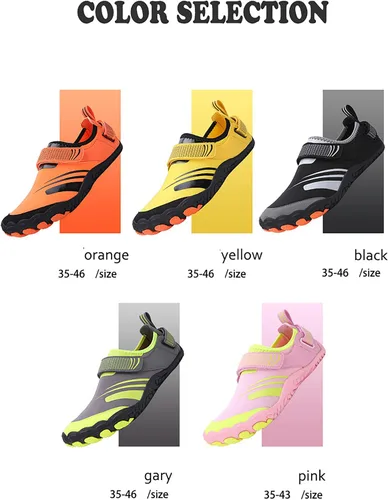 Vista 6 de Aeefnuie Zapatos deportivos de senderismo para hombres y mujeres, zapatos de playa de secado rápido, zapatos de agua descalzos para correr, zapatos