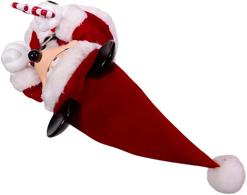 Vista 6 de Kurt Adler DN9168 punta para árbol de navidad / centro de mesa con forma de ratón Mickey de 10" con brazos flexibles