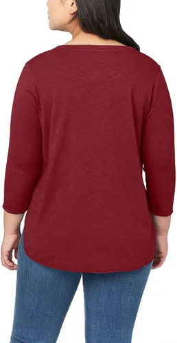 Vista 2 de Kirkland Signature Camiseta Slub Mujer