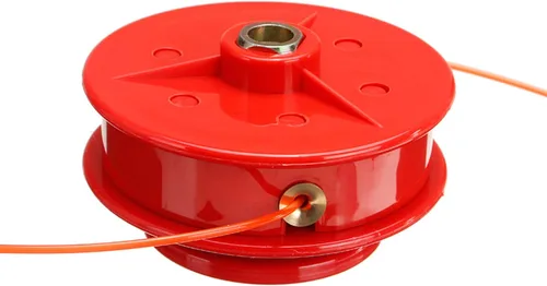Vista 4 de Cabezal de recortadora de malas hierbas, hilo de alimentación, cortador de cepillo para SRM Strimmer y corte universal de eje recto con M10 x 0.049