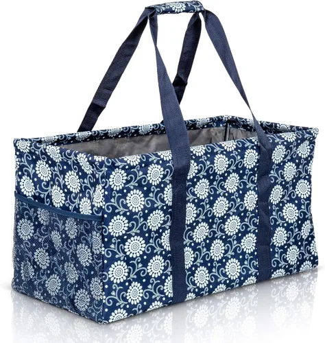 Vista 12 de Bolsa de utilidad extra grande de Lucazzi - Bolsa de playa grande plegable sobredimensionada, excelente para la piscina con marco resistente