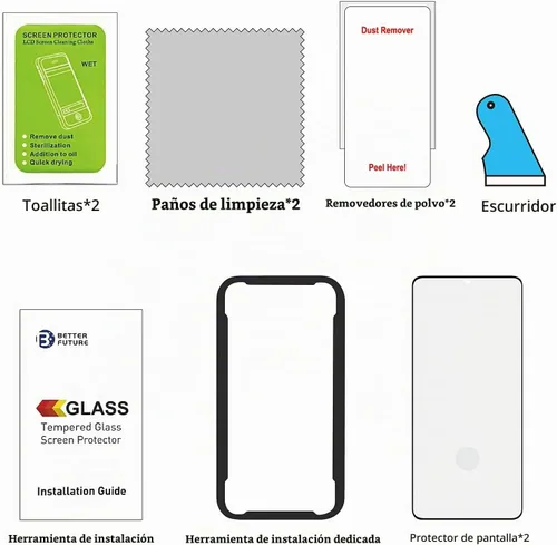 Vista 6 de AACL para Samsung Galaxy Note 10 Plus Protector de pantalla de vidrio templado curvado Compatible con escáner ultrasónico de huellas dactilares