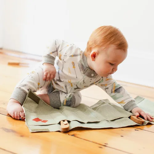 Vista 44 de Burt's Bees Baby - Pijama de una pieza para bebé, mameluco para dormir y jugar, algodón 100% orgánico, cremallera frontal
