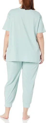 Vista 2 de Tienda Essentials Conjunto de pijama de algodón para mujer