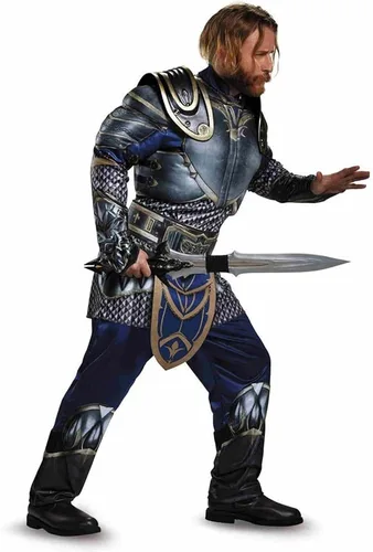 Vista 3 de Disguise - disfraz de Warcraft Lothar musculoso para hombre