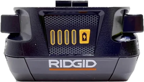 Vista 7 de Ridgid Genuino OEM AC840086 18V 2AH Hyper Litio-Ion Batería única No es elegible para el Acuerdo de Servicio de por Vida