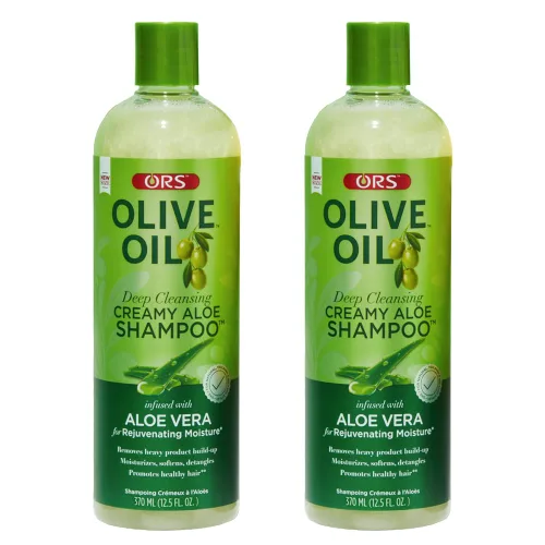 Vista 8 de ORS Champú cremoso de aloe con aceite de oliva con infusión de Aleo Vera 12.5 onzas