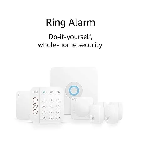 Vista 2 de Kit de Alarma Ring de 8 piezas (último modelo): sistema de seguridad para tu casa/negocio con monitoreo profesional 24/7 opcional