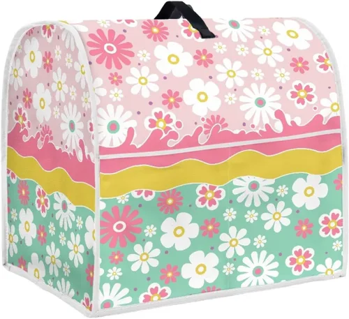 Vista 11 de Dreaweet Fall Pumpkin Print Kitchen Mixer Covers for Stand Mixer 4.5-5 qt, Kitchen Aid Accessories and Attachments, Washable