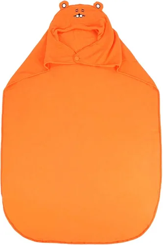 Vista 2 de Capa de Cosplay de anime lindo color naranja capa con capucha