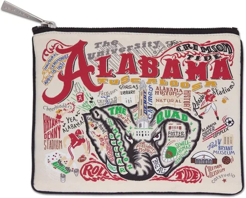 Vista 26 de Catstudio Bolsa con cremallera Parent South College, Arkansas Razorbacks