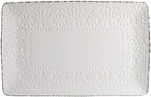 Vista 10 de Pfaltzgraff Chateau Cream Juego de vajilla de gres de 16 piezas, servicio para 4, color blanco hueso
