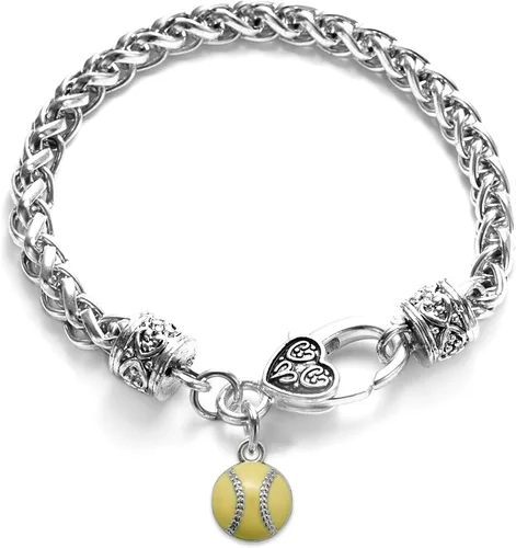 Vista 81 de Inspired Silver - Pulsera de plata con dije personalizado y circonitas cúbicas.