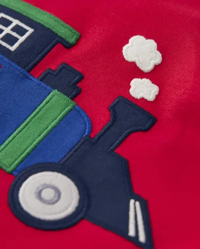 Vista 8 de Gymboree Conjunto de pijama unisex de algodón de Navidad de 2 piezas, niño grande, niño pequeño, gimnasio para bebé