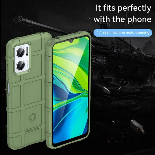 Vista 8 de Funda delgada para Redmi Note 11E 5G, funda resistente para Redmi 10 5G, funda protectora resistente con protección contra golpes de grado militar