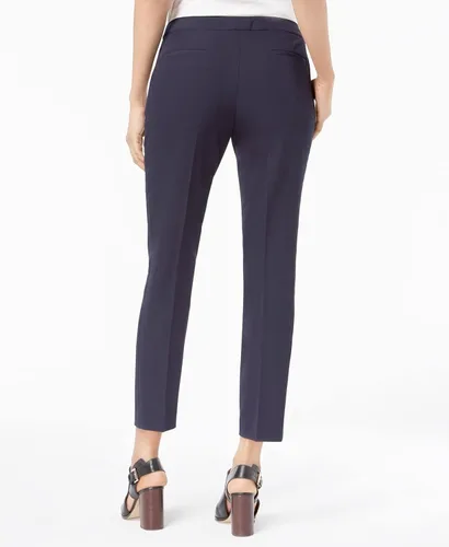 Vista 2 de Tommy Hilfiger Dress Pants Straight-Legged Trousers for Women with Elastic Waist