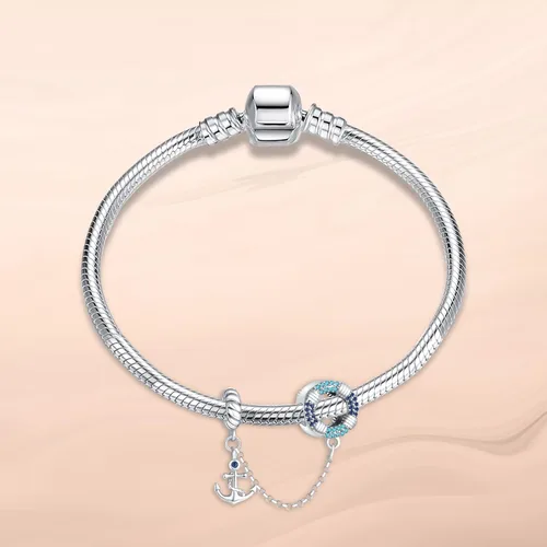 Vista 2 de Annmors Jewelry Love Heart Charms for Woman-925 Sterling Silver Dangle Pendant Bead with Cubic Zirconia,Girl Jewelry Beads DIY Gifts for Women